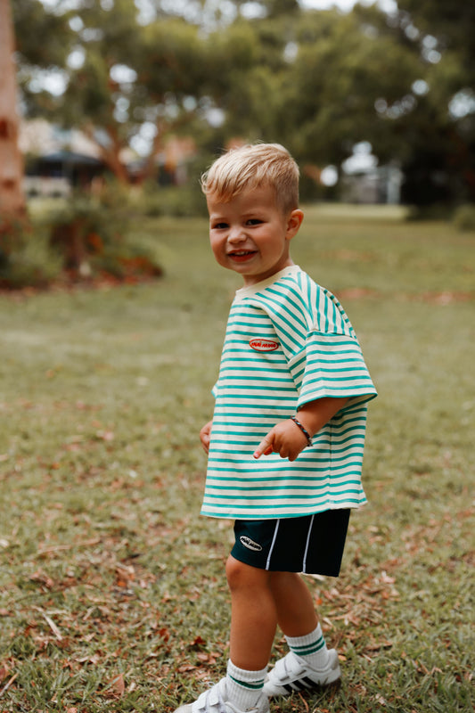 Green Stripe Tee