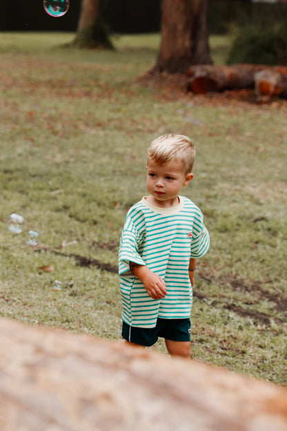 Green Stripe Tee