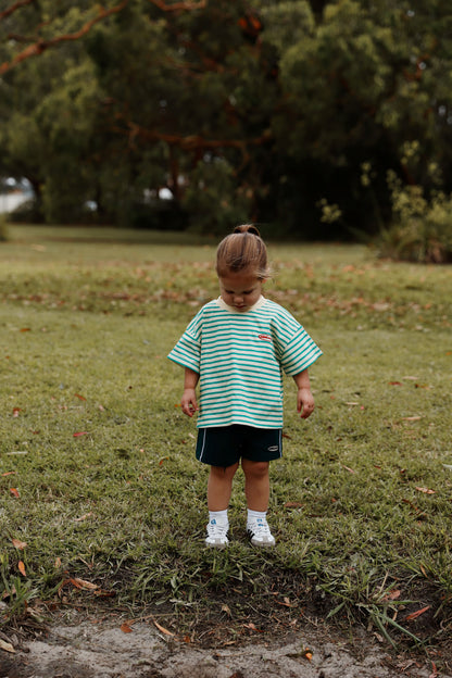 Green Stripe Tee