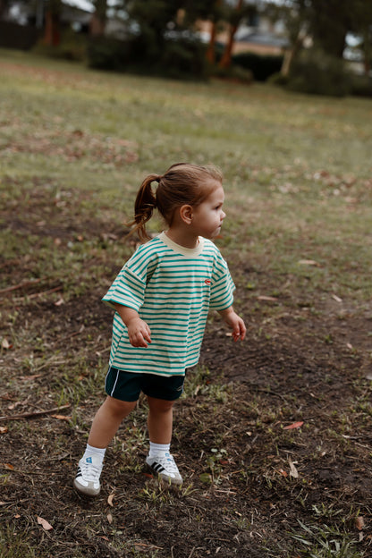 Green Stripe Tee