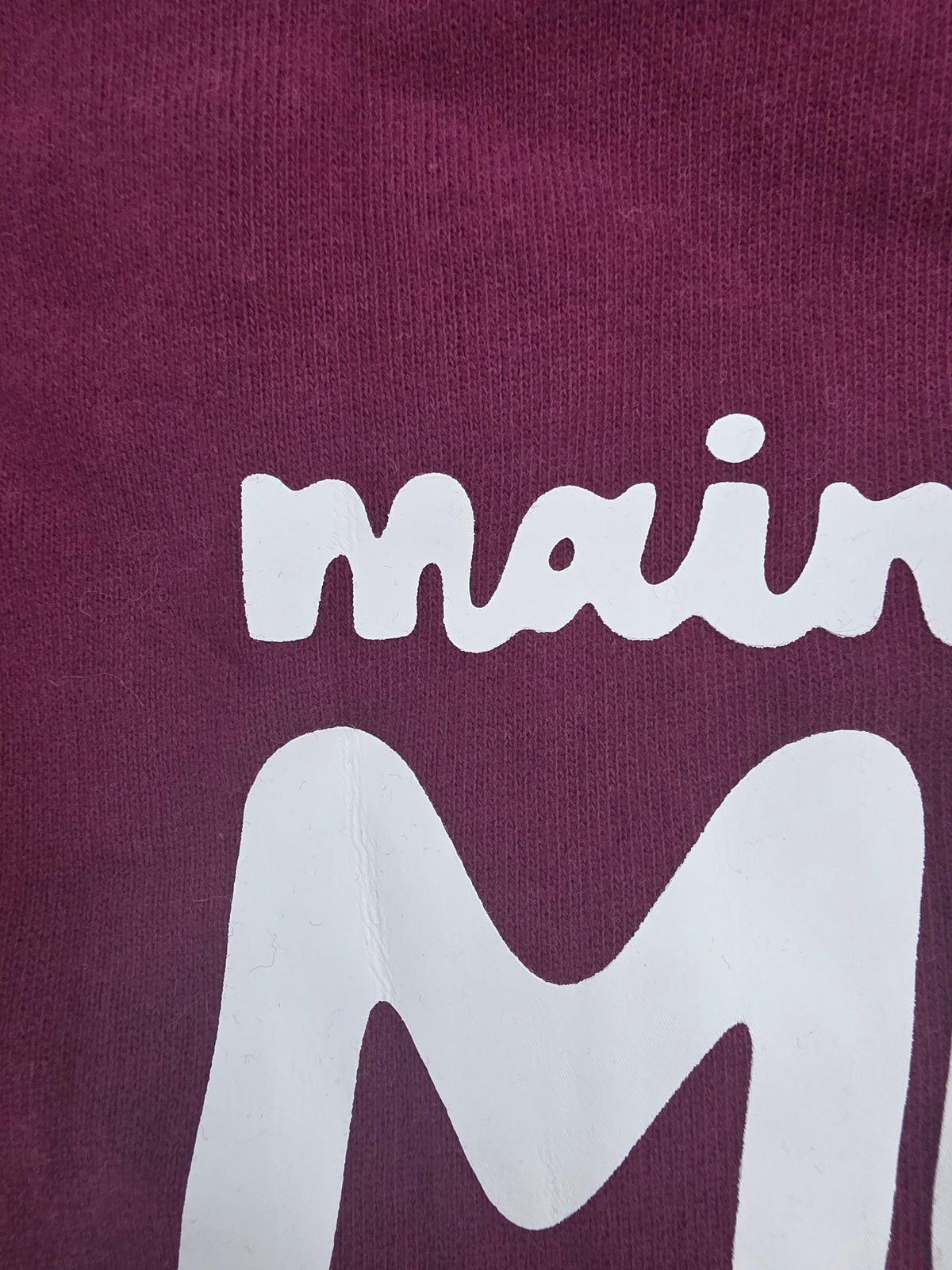 Faulty sting burgundy jumper