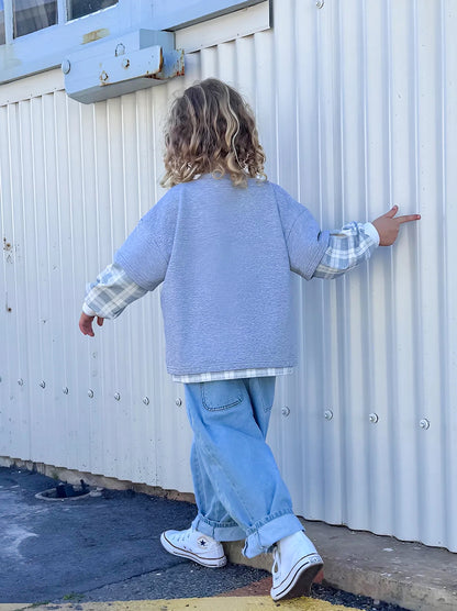 Cloud Check Jumper